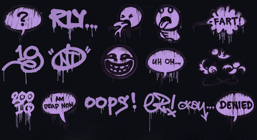 Trolling Graffiti Collection