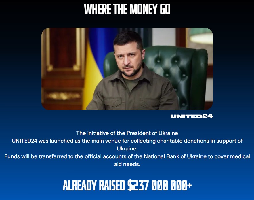 Президент Украины вручил мемориальный сувенир NaVi за поддержку Украины